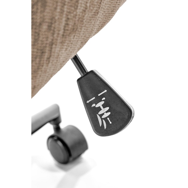 Fotel FLORES obrotowy, jasny brąz - Halmar