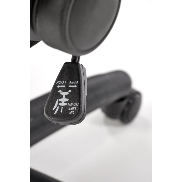 Fotel BLOOM gabinetowy popielaty / czarny - Halmar