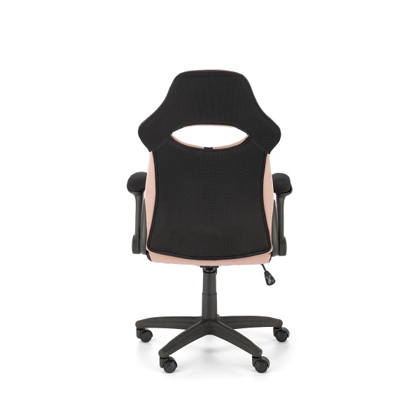 Fotel BLOOM gabinetowy różowy / czarny - Halmar