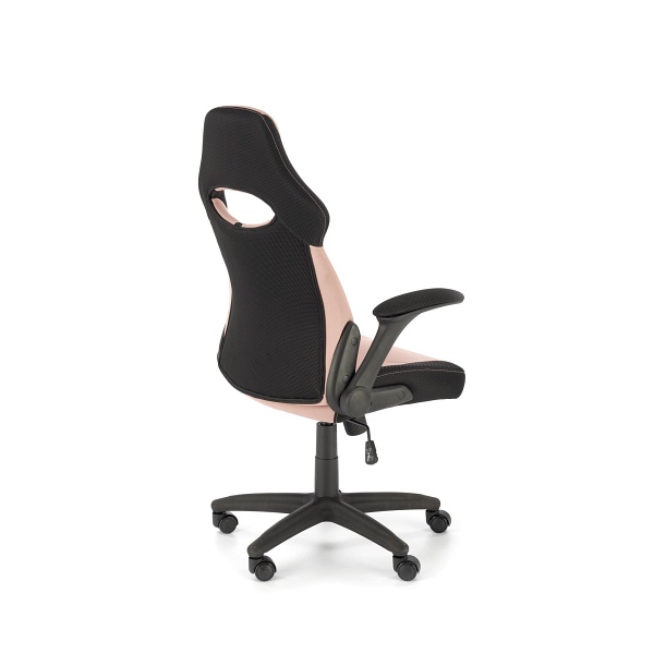 Fotel BLOOM gabinetowy różowy / czarny - Halmar