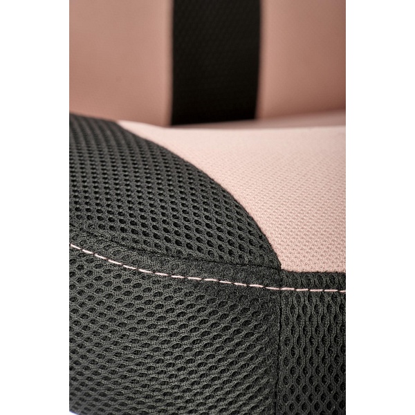 Fotel BLOOM gabinetowy różowy / czarny - Halmar