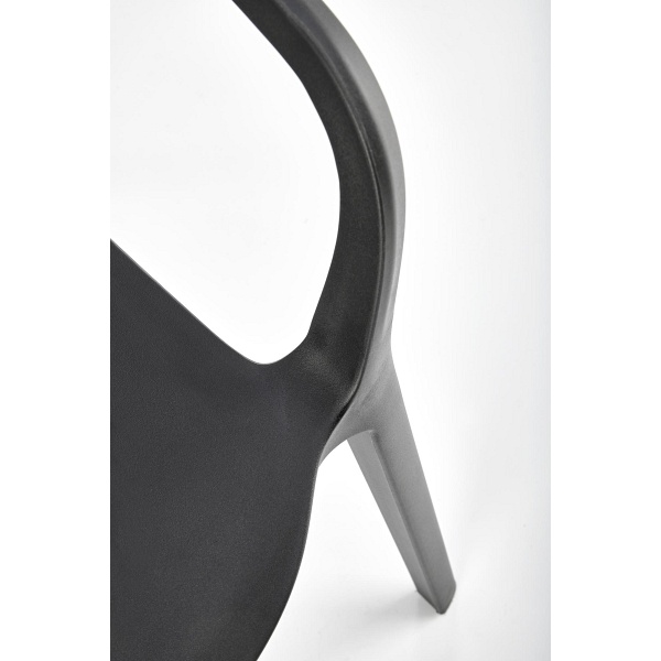 Krzesło K491 plastik czarny - Halmar