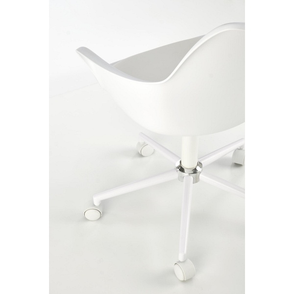 Fotel GASLY młodzieżowy biały - Halmar