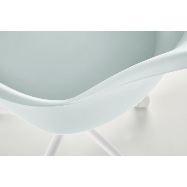 Fotel GASLY młodzieżowy niebiesko-popielaty - Halmar