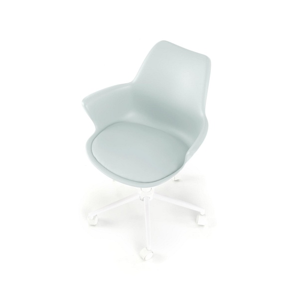 Fotel GASLY młodzieżowy niebiesko-popielaty - Halmar