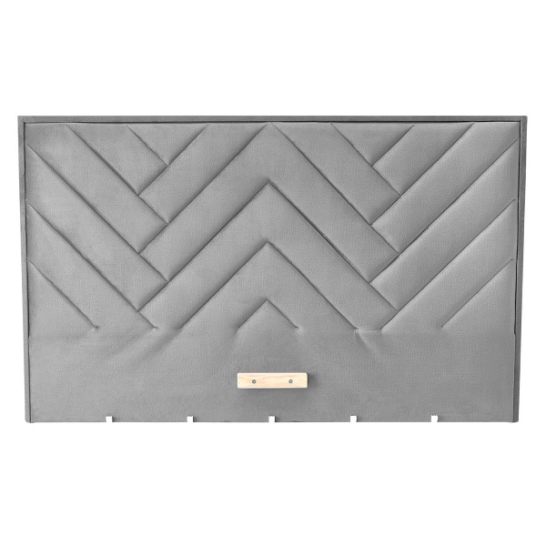 Łóżko MODULO W1 160 - wezgłowie popiel tap. Monolith 85 - Halmar