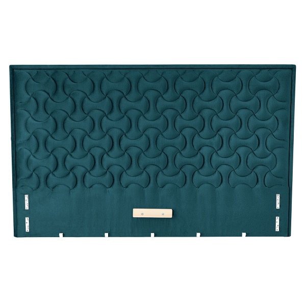 Łóżko MODULO W2 160 - wezgłowie ciemny zielony tap. Monolith 37 - Halmar