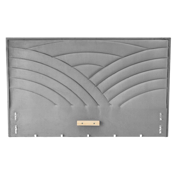 Łóżko MODULO W3 160 - wezgłowie popiel tap. Monolith 85 - Halmar