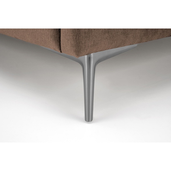 Łóżko MODULO W3 160 - wezgłowie beżowy tap. Monolith 09 - Halmar