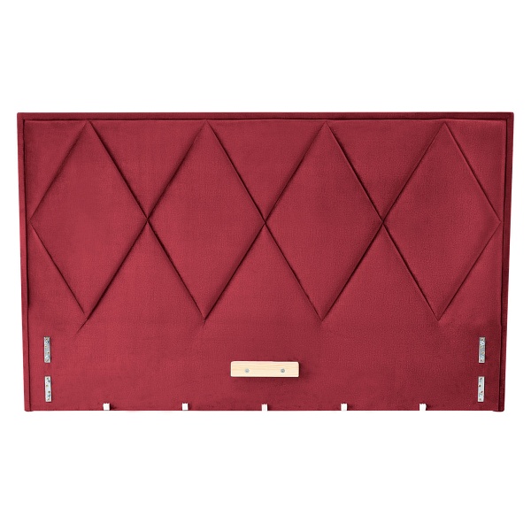 Łóżko MODULO W4 160 - wezgłowie bordowy tap. Monolith 59 - Halmar