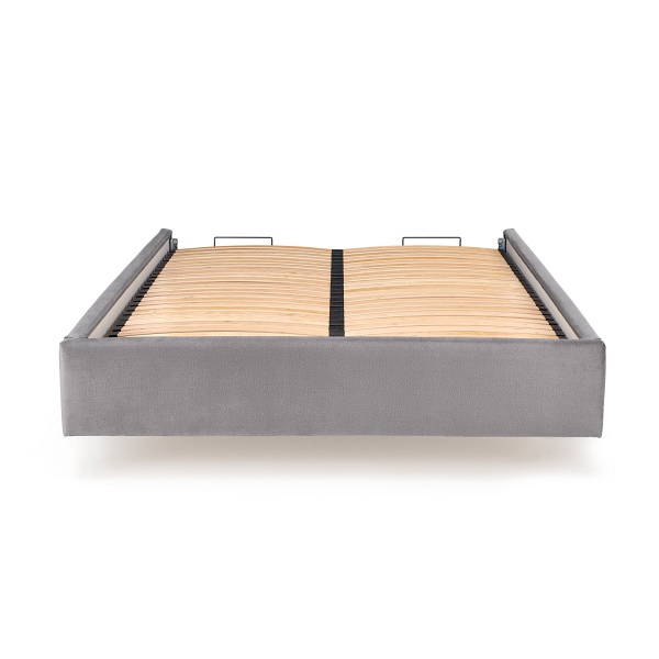 Łóżko MODULO korpus 160 - popiel tap. Monolith 85 - Halmar