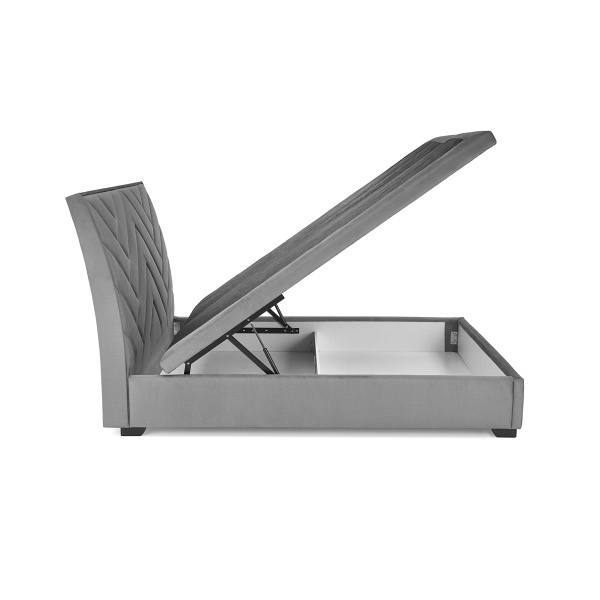 Łóżko CONTINENTAL 1 160 - popiel tap. Monolith 85 - Halmar