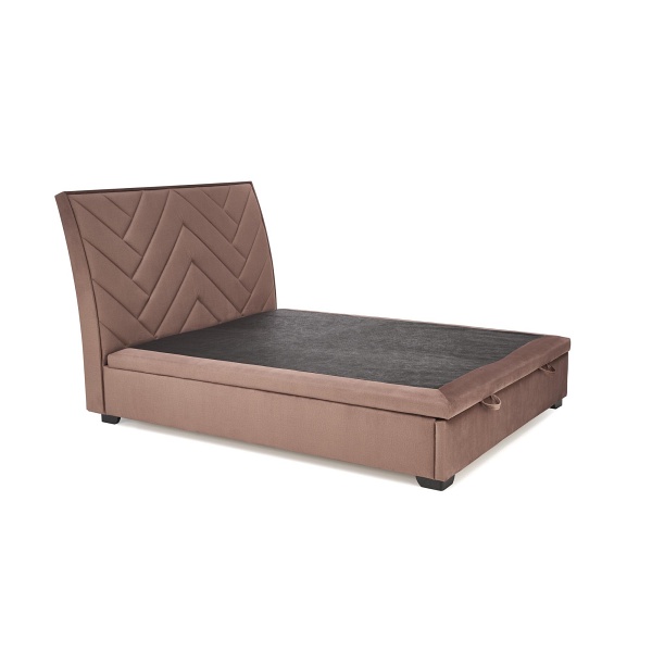 Łóżko CONTINENTAL 1 160 - beżowy tap. Monolith 09 - Halmar