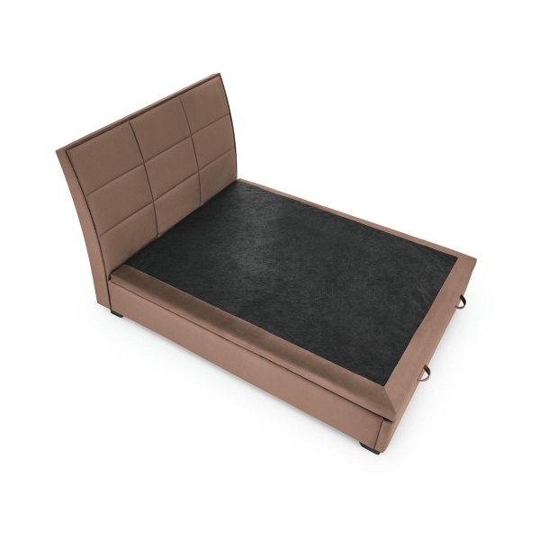 Łóżko CONTINENTAL 2 160 - beżowy tap. Monolith 09 - Halmar