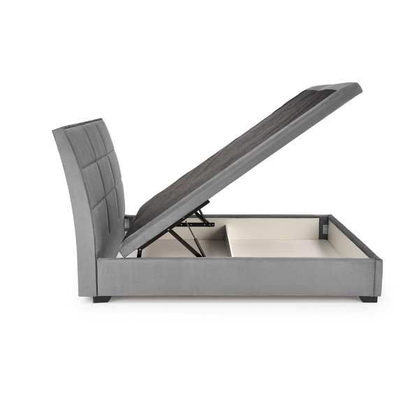 Łóżko CONTINENTAL 2 160 - popiel tap. Monolith 85 - Halmar