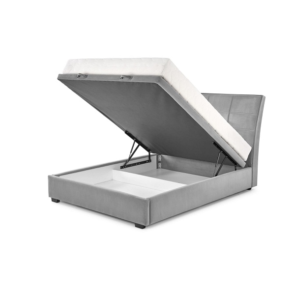 Łóżko CONTINENTAL 2 160 - popiel tap. Monolith 85 - Halmar