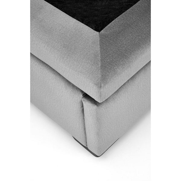 Łóżko CONTINENTAL 2 160 - popiel tap. Monolith 85 - Halmar