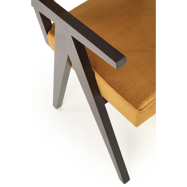 Krzesło MEMORY heban / tap: MONOLITH 48 - Halmar