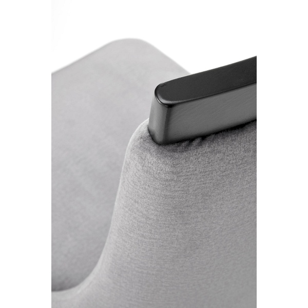 Krzesło ROYAL czarny / tap: MONOLITH 85 - Halmar