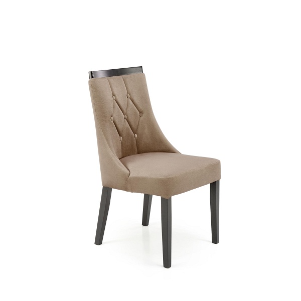 Krzesło ROYAL czarny / tap: MONOLITH 09 - Halmar