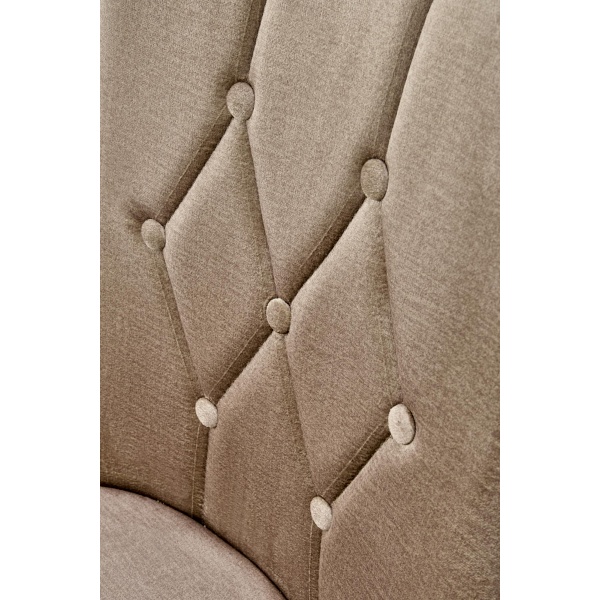 Krzesło ROYAL czarny / tap: MONOLITH 09 - Halmar