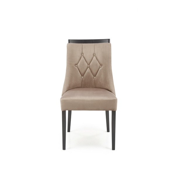 Krzesło ROYAL czarny / tap: MONOLITH 09 - Halmar