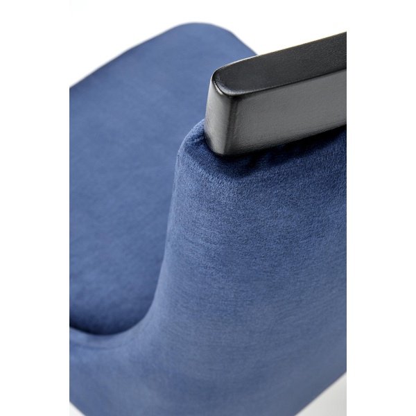 Krzesło ROYAL czarny / tap: MONOLITH 77 - Halmar