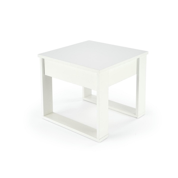 Ława NEA KWADRAT kolor biały - Halmar