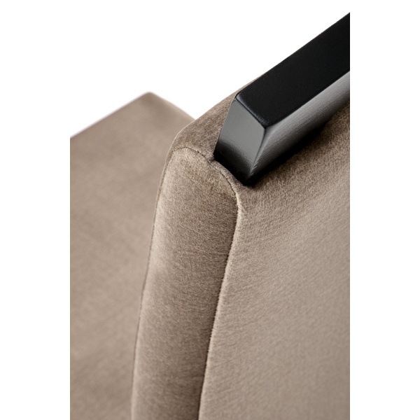 Krzesło CLARION 2 czarny / tap: MONOLITH 09 - Halmar