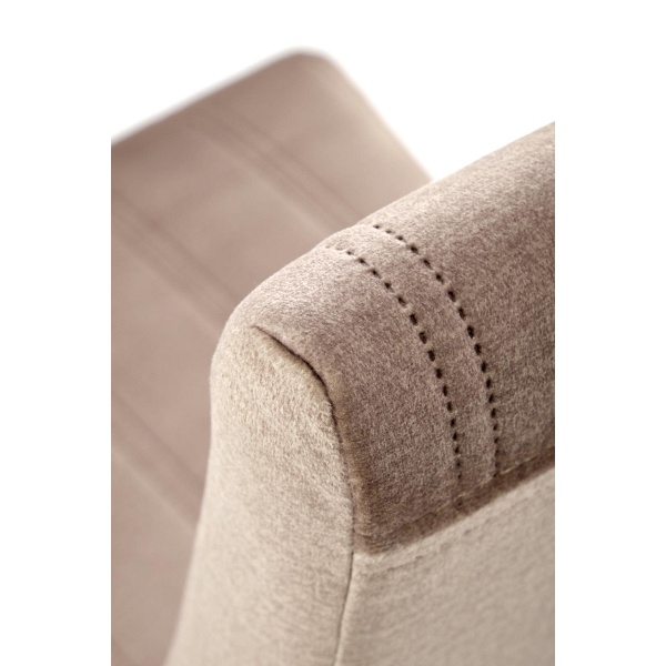 Krzesło DIEGO 3 dąb miodowy / tap. velvet pikowany Pasy - MONOLITH 09 - Halmar