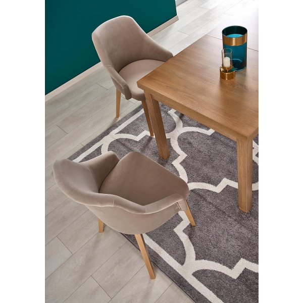 Stół TIAGO 2 rozkładany 140-220/80 blat: dąb craft, nogi: dąb craft - Halmar