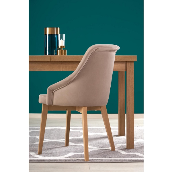 Stół TIAGO 2 rozkładany 140-220/80 blat: dąb craft, nogi: dąb craft - Halmar