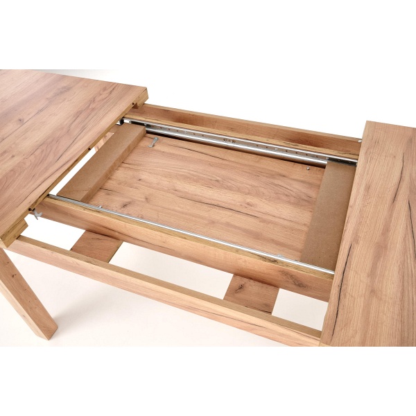 Stół TIAGO 2 rozkładany 140-220/80 blat: dąb craft, nogi: dąb craft - Halmar