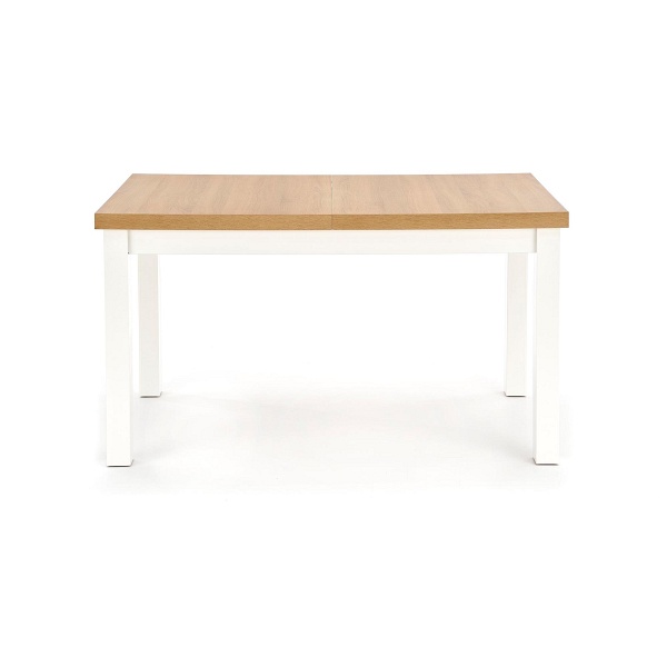 Stół TIAGO 2 rozkładany 140-220/80 blat: dąb craft, nogi: biały - Halmar