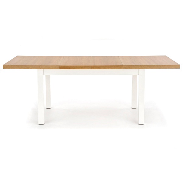 Stół TIAGO 2 rozkładany 140-220/80 blat: dąb craft, nogi: biały - Halmar