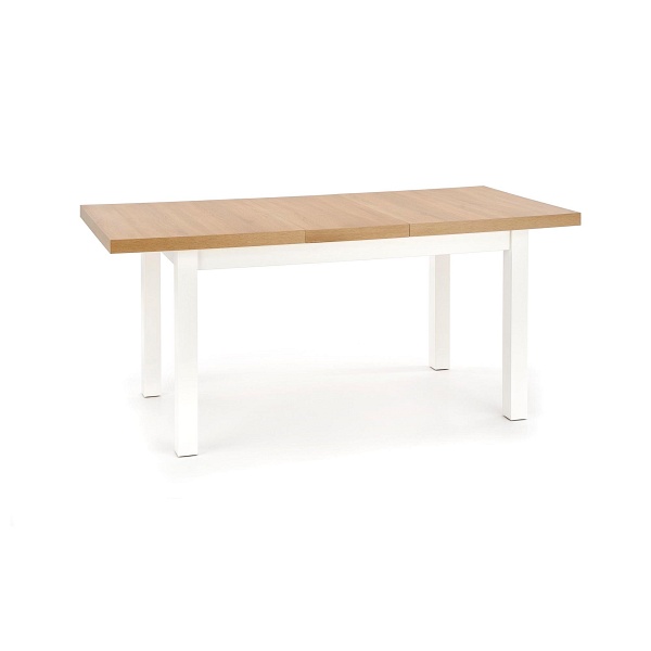Stół TIAGO 2 rozkładany 140-220/80 blat: dąb craft, nogi: biały - Halmar