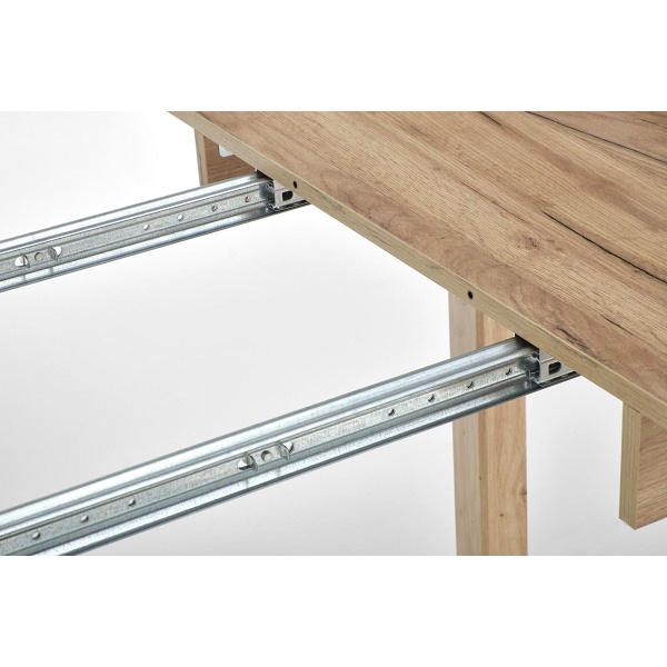 Stół RINGO kolor blat dąb craft, nogi - dąb craft - Halmar