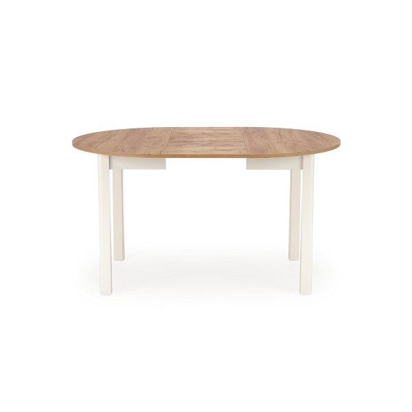 Stół RINGO kolor blat dąb craft, nogi - biały - Halmar