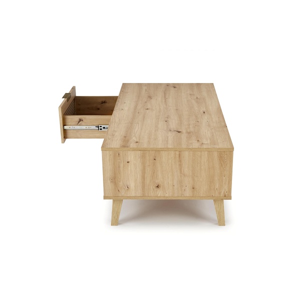 Ława BORNEO LAW-1 dąb artisan/czarny - Halmar