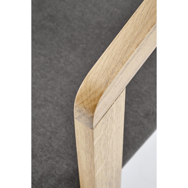 Krzesło AZUL 2 dąb naturalny / tap. popiel - Halmar