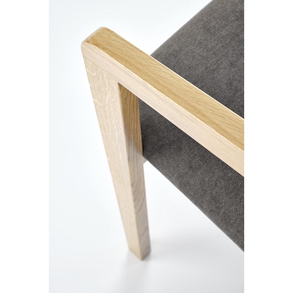 Krzesło AZUL 2 dąb naturalny / tap. popiel - Halmar