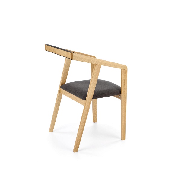 Krzesło AZUL 2 dąb naturalny / tap. popiel - Halmar