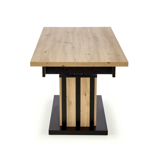 Ława BARETTI dąb artisan/czarny - Halmar
