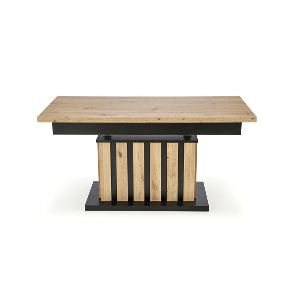 Ława BARETTI dąb artisan/czarny - Halmar