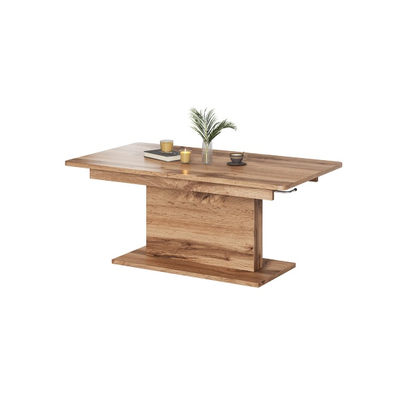 Ława BUSETTI blat: dąb wotan, nogi: dąb wotan - Halmar