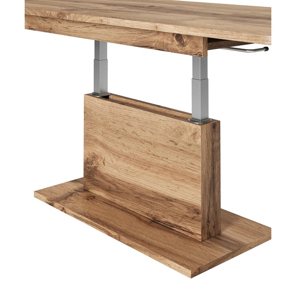 Ława BUSETTI blat: dąb wotan, nogi: dąb wotan - Halmar