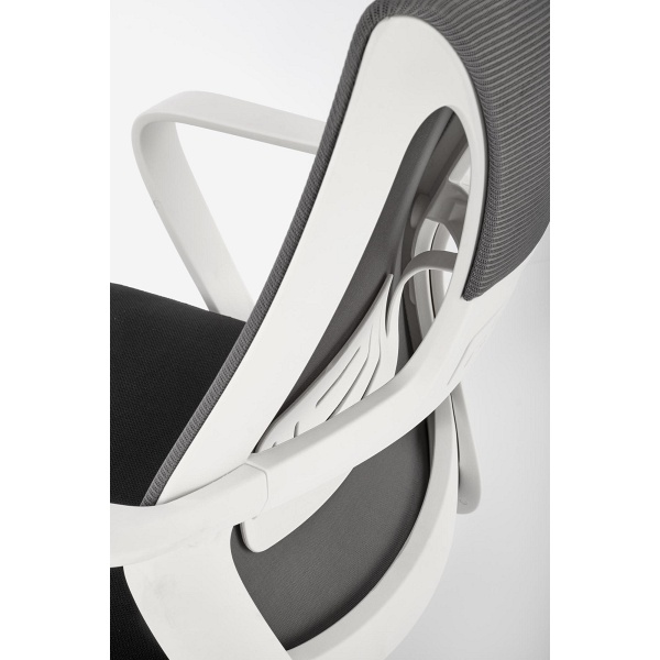 Fotel VALDEZ 2 pracowniczy popiel / czarny - Halmar