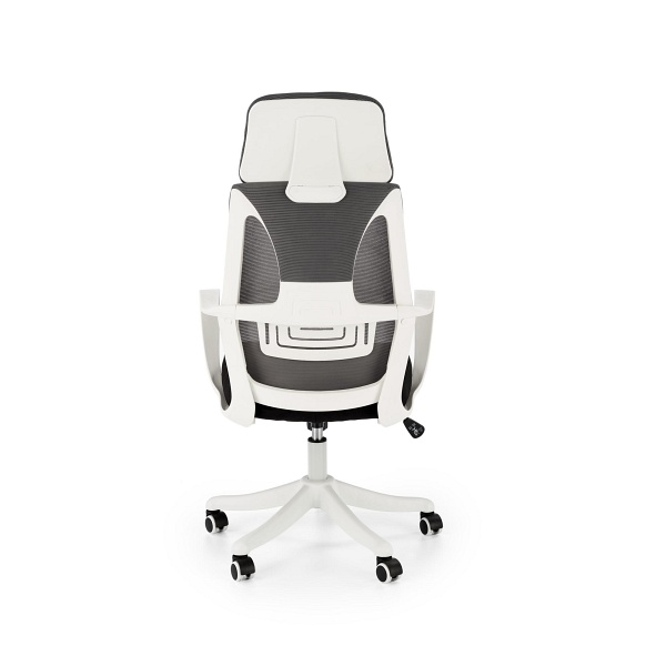 Fotel VALDEZ 2 pracowniczy popiel / czarny - Halmar