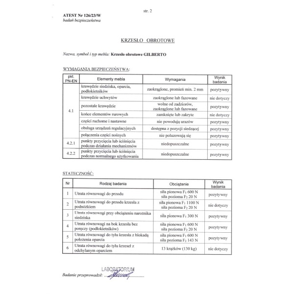 Fotel GILBERTO gabinetowy czarny - Halmar