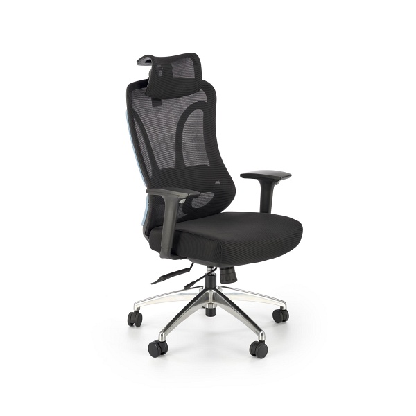 Fotel GILBERTO gabinetowy czarny - Halmar